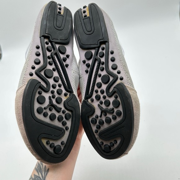 Puma Sabadella Ballerina Flats Suede Mesh Womens 9.5 Purple Pink Gray Gorpcore - Picture 9 of 13